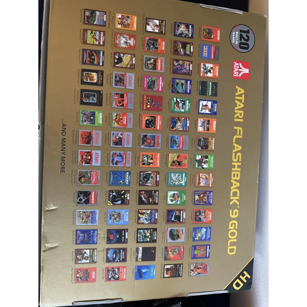 Atari‎ Flashback 9 Gold Console with 120 Built-in Games With 2 Extra Remotes